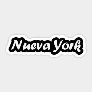 Spanish New York - Nueva York T-Shirt Sticker